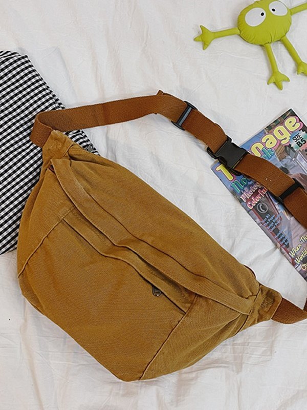 Vintage Wash Capacity Crossbody Bag-4