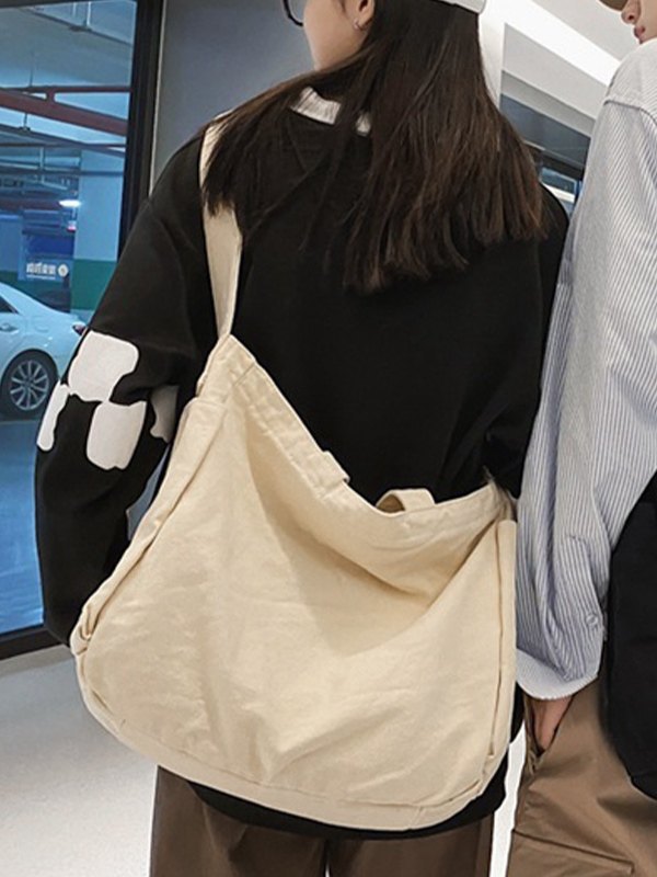 Vintage Wash Large Canvas Tote Bag-2