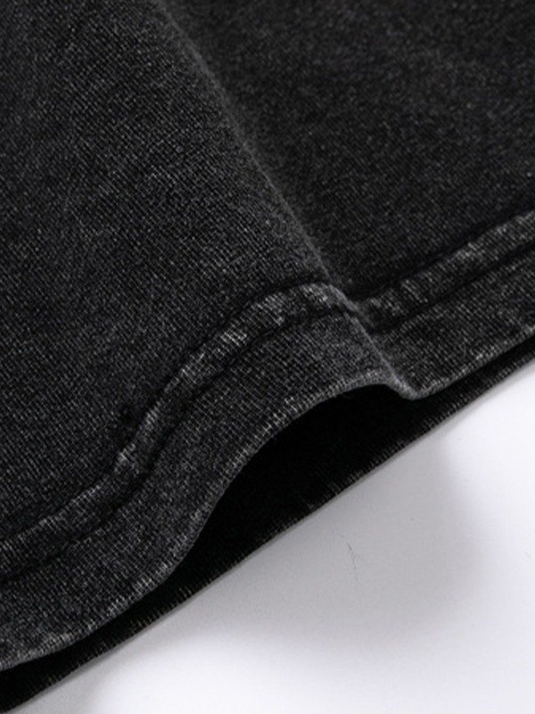 Men's Washed Skull Graphic Tee-1