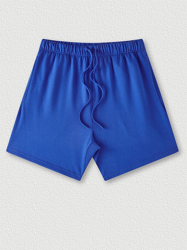 Men's Plain Casual Loose Sports Shorts-4